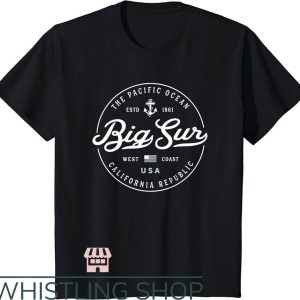 Big Sur T-Shirt California Travel Vacation T-Shirt Trending