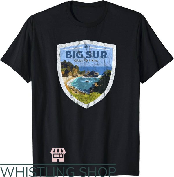 Big Sur T-Shirt Northern California Vintage Tee Trending