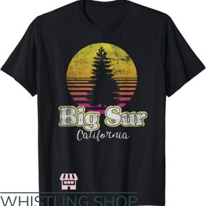 Big Sur T-Shirt Vintage Distressed Style Big Sur T-Shirt