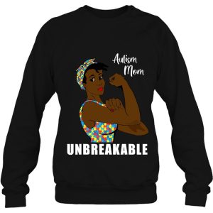 Black African American Autism Mom Unbreakable Proud Mother 4