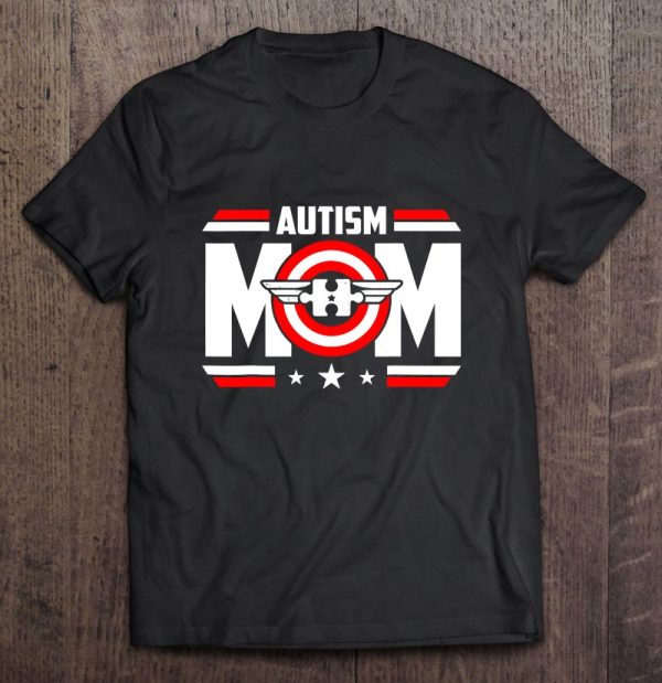 Captain Autism Mom Superhero Autistic Mother’s Day