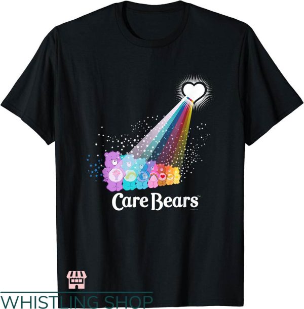 Care Bear Birthday T-shirt Care Bears Love Light Glow Shirt