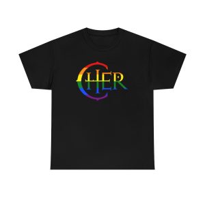 Cher Logo Pride Flag Shirt