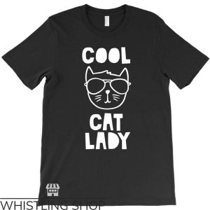 Cool Cats And Kittens T-shirt Cool Cat Lady T-shirt