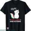 Cool Cats And Kittens T-shirt Meow Cats Rainbow Cute Shirt