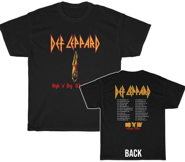 Def Leppard 1981 High ‘n’ Dry US Tour Shirt