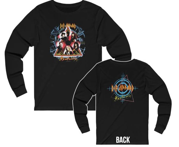 Def Leppard 1986 Hysteria Long Sleeved Tour Shirt