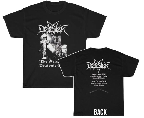 Desaster Tautonic Steel October 15th &amp 16th 2010 Concert Shirt