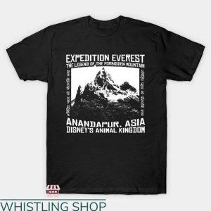 Disney Animal Kingdom T-shirt Expedition Everest Attaction