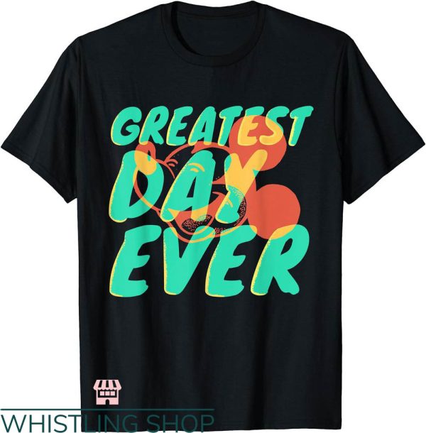 Disney Best Day Ever T-shirt Mickey Mouse Laugh Greatest Day
