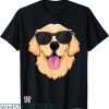 Dogs Face On Shirt T-shirt Golden Retriever Face On T-shirt