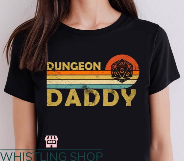 Dungeon Daddy T-Shirt Five Lines T-Shirt Gift For Dad