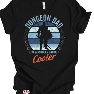 Dungeon Daddy T-Shirt Like A Regular Dad Gift For Dad