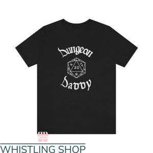 Dungeon Daddy T-Shirt Math Dice T-Shirt Gift For Dad