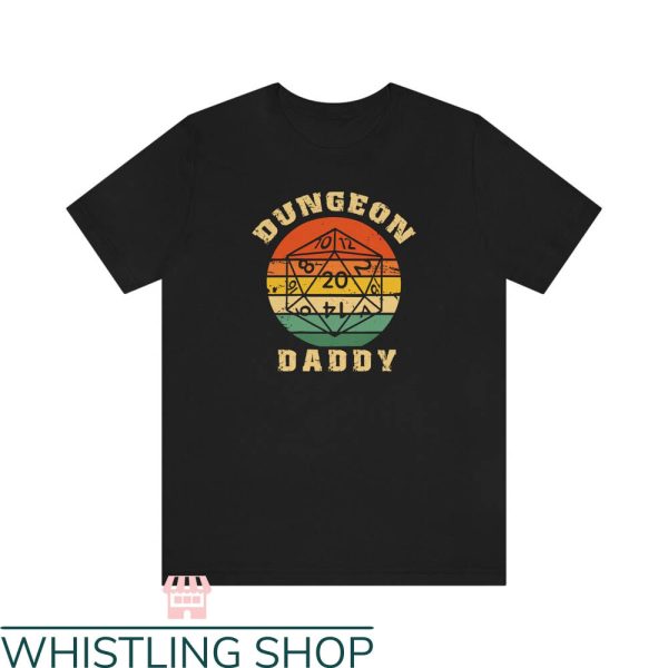 Dungeon Daddy T-Shirt Math Patterns T-Shirt Gift For Dad