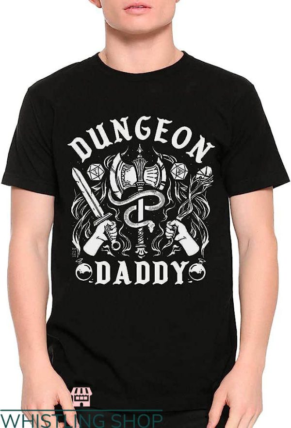 Dungeon Daddy T-Shirt RPG T-Shirt Gift For Dad