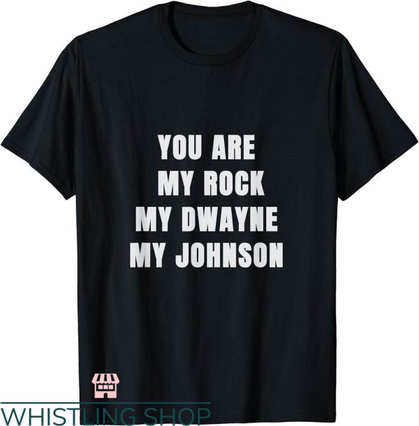 Dwayne Johnson Black T-shirt