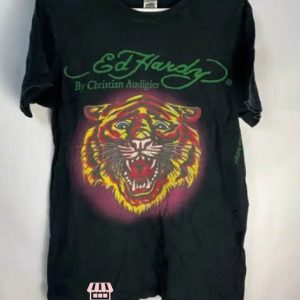Ed Hardy Tiger T-Shirt Christian Audigier Shirt