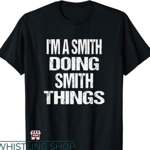 Elliott Smith T-shirt Doing Smith Things Fun