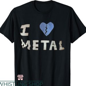 Elliott Smith T-shirt I Heart Metal Photo Derived