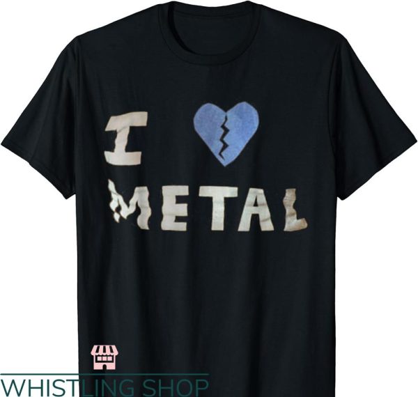 Elliott Smith T-shirt I Heart Metal Photo Derived