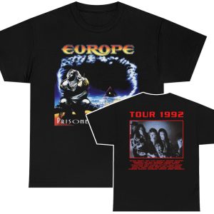 Europe Prisoners In Paradise 1992 European Tour Shirt