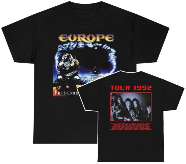 Europe Prisoners In Paradise 1992 European Tour Shirt