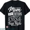 F Bomb Mom T-shirt Black And White Text