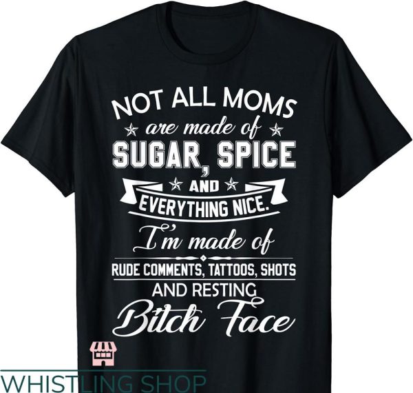 F Bomb Mom T-shirt Mom With Tattoos Pretty