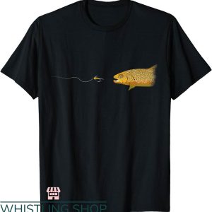 Fly Fishing T-shirt Brook Trout Dry Fly Tying Fisherman