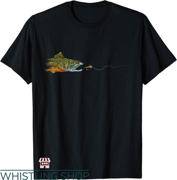 Fly Fishing T-shirt Brook Trout Fly Fishing T-shirt