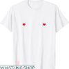 Free The Nipple T-shirt Cute Heart Nipples T-shirt