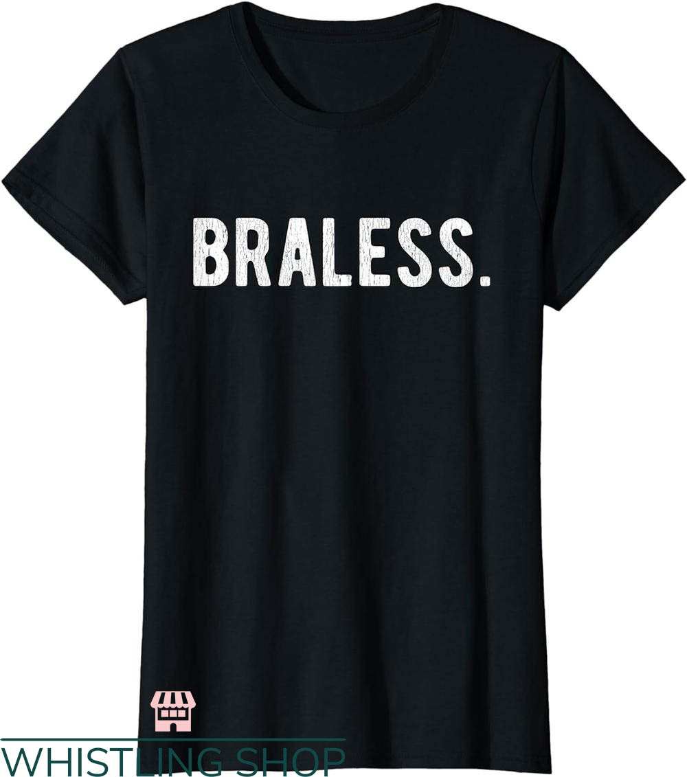 Free The Nipple T-shirt No Bra Club Go Braless T-shirt