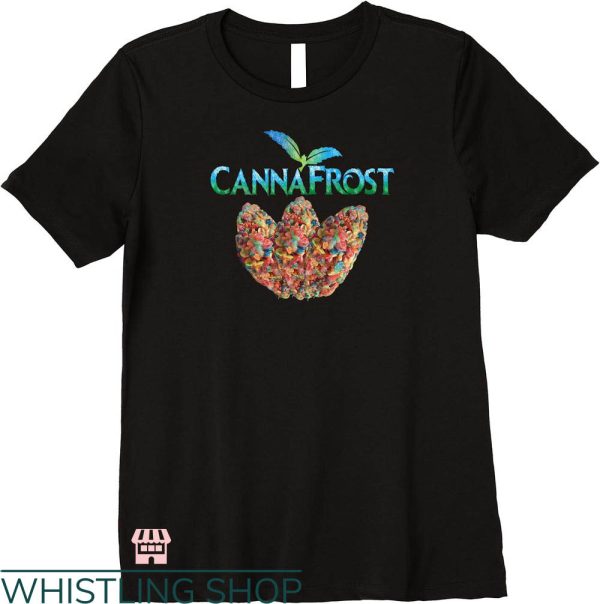 Fruity Pebbles T-shirt Cannafrost Fruity Pebbles Bud T-shirt