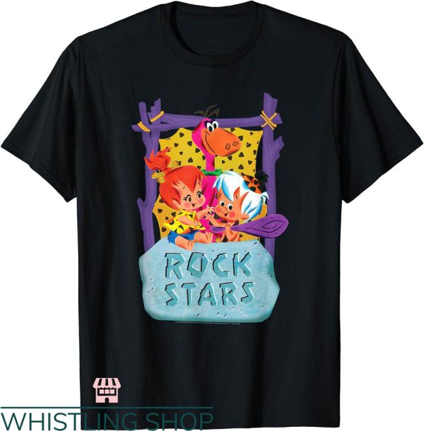 Fruity Pebbles T-shirt The Flintstones Pebbles Rock Stars