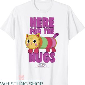 Gabby Dollhouse Birthday T-shirt Here For The Hugs T-shirt