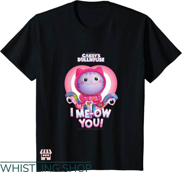 Gabby Dollhouse Birthday T-shirt I Meow You T-shirt