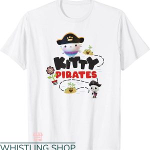 Gabby Dollhouse Birthday T-shirt Kitty Pirates T-shirt