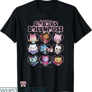 Gabby Dollhouse Birthday T-shirt Valentine’s Day Group Shot