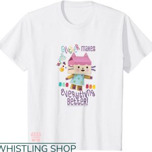 Gabby’s Dollhouse Birthday T-shirt Baby Box Glitter