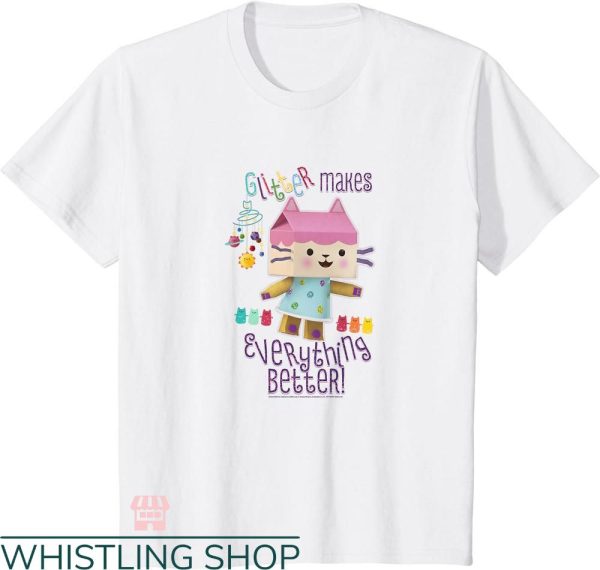 Gabby’s Dollhouse Birthday T-shirt Baby Box Glitter