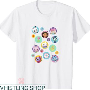 Gabby’s Dollhouse Birthday T-shirt Icons