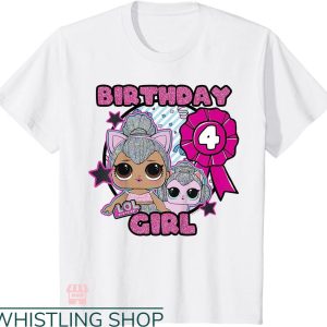 Gabby’s Dollhouse Birthday T-shirt Surprise 4th Birthday