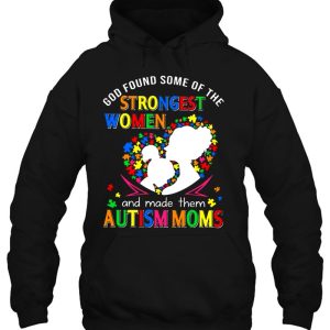 God Found Some Of The Strongest Women And Made Them Autism Moms Daughter Puzzle Heart 3