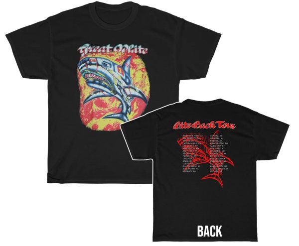 Great White 1987 Bite Back Tour Shirt