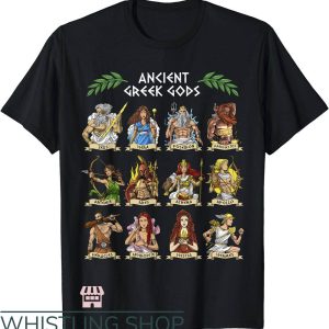 Greek Lettered T-Shirt Gods Ancient Greece Trending
