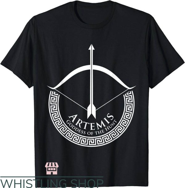 Greek Lettered T-Shirt Greece Lovers of Artemis T-Shirt