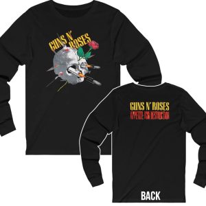 Guns ‘N Roses 1988 Needle Skull Appetite for Destruction Long Sleeved Tour Shirt