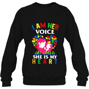 I Am Her Voice She Is My Heart Autism Awareness Autism Mom 4