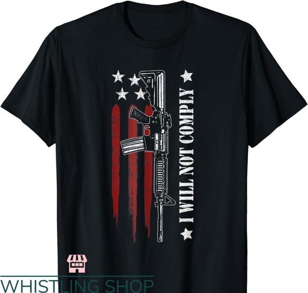 I Will Not Comply T-shirt Mens I Will Not Comply